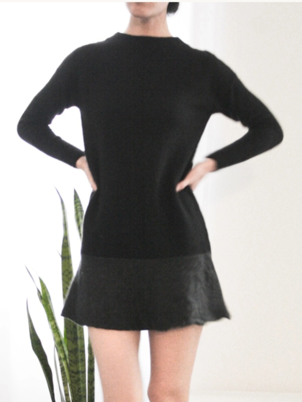 100% cashmere sweater dress
